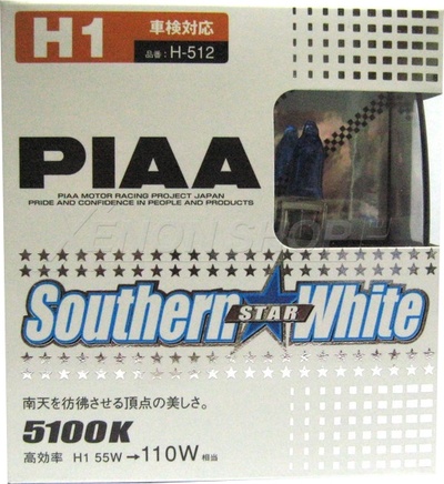 H1 PIAA Southern Star White H-512 5100K