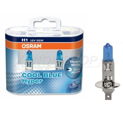 H1 Osram Cool Blue Hyper 62150CBH 5000K