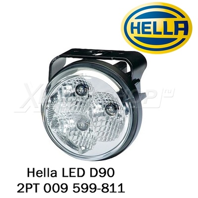 Дневные ходовые огни Hella LED D90 3 светодиода