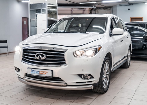 Установка новых ксеноновых линз в фары Infiniti JX35