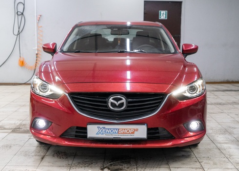 Замена противотуманных фар Mazda 6 (2013)