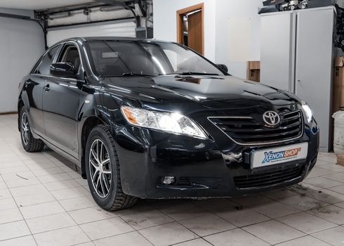 Замена штатных линз Toyota Camry XV40