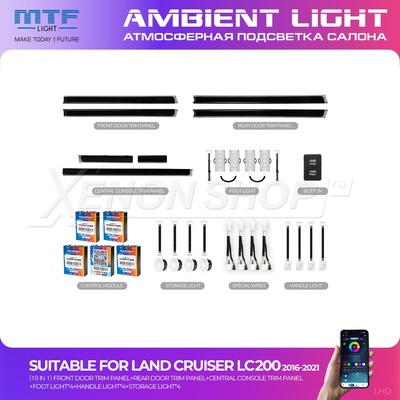 LED-подсветка MTF-Light Toyota LC 200 (2015-2021)