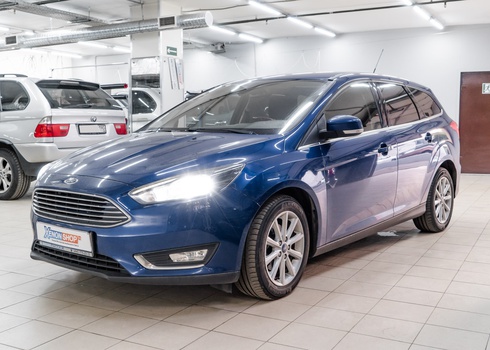 Установка светодиодов в ближний свет Форд Фокус 3 / Ford Focus 3