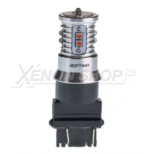 P27W/7W (3157) Optima Premium mini CREE RED 1800K