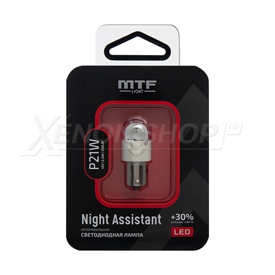 P21W Night Assistant LED - Красный