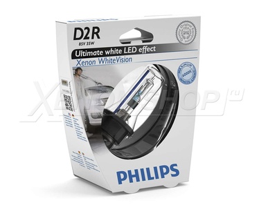 D2R Philips Xenon White Vision 6000K