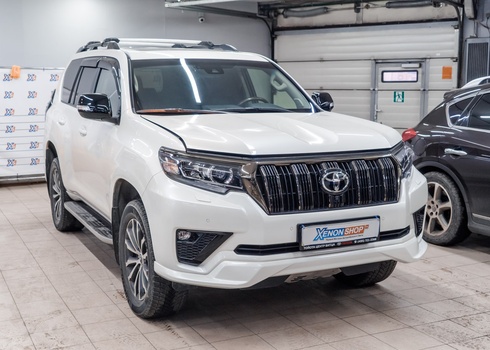 Атермальное тонирование передней полусферы Toyota Land Cruiser Prado 150 (2021)