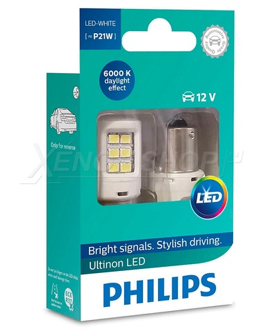 P21W Philips Ultinon LED Белые (2 шт.) - 11498ULWX2