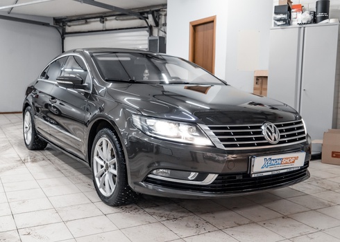 Замена ламп ближнего света Volkswagen Passat CC