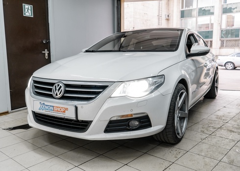 Замена ламп в фарах Фольксваген Пассат СС / Volkswagen Passat CC