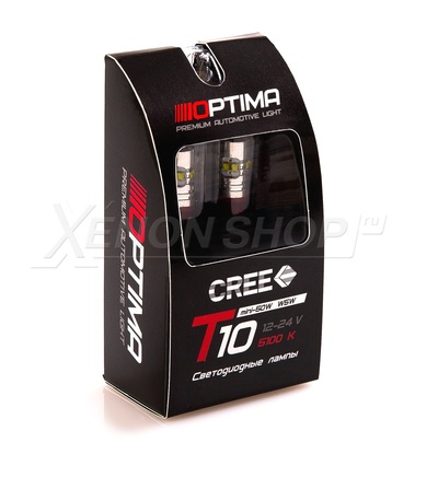 W5W (W16W) Optima Premium MINI CREE 700LM 12-24V 5100К