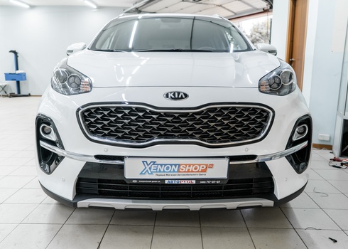 Установка передних парктроников КИА Спортаж / Kia Sportage