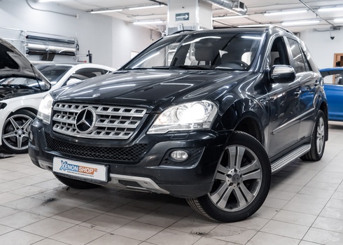 Замена ксеноновых линз в фарах Mercedes-Benz ML500 W164