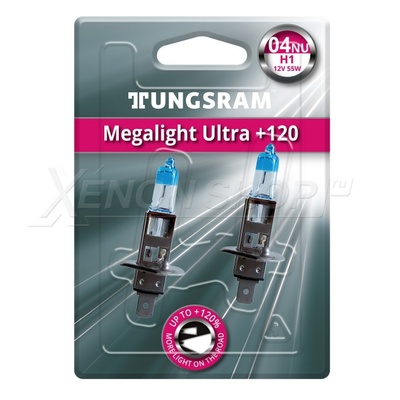 H1 Tungsram Megalight Ultra +120% - 50310NU BL2
