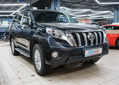 Замена линз в фарах Toyota Land Cruiser Prado 150