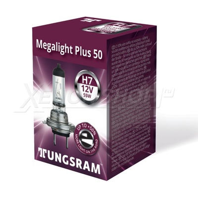 H7 Tungsram Megalight Plus +60% - 58520MPU B1