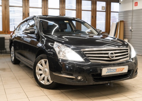 Замена ксеноновых ламп Nissan Teana (2010) на новые лампы MTF