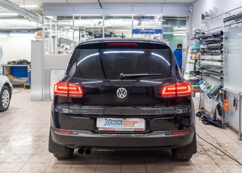 Тонирование задней полусферы Volkswagen Tiguan