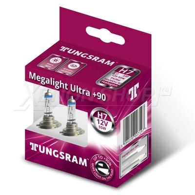 H7 Tungsram Megalight Ultra +90% - 58520SXU B2
