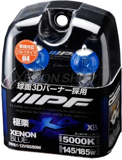 H4 IPF Dual Range Xenon Blue 4X42 5000K