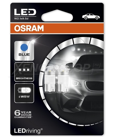 W5W Osram Premium Blue - 2850BL-02B