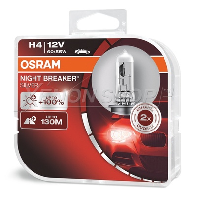 H4 Osram Night Breaker Silver - 64193NBS-HCB (2 шт.)