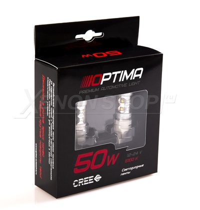 W21W Optima Premium (7440) CREE 50W 12-24V 5100К