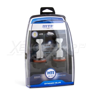 H11/H8/H16 MTF-Light DYNAMIC BLUE 5500K