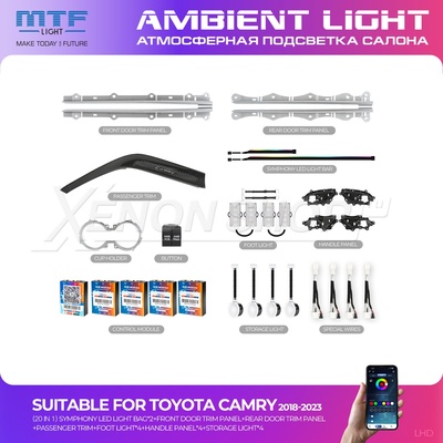 LED-подсветка MTF-Light Toyota Camry XV70 (2017-2022)