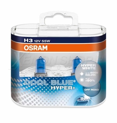 H3 Osram Cool Blue Hyper+ 62151CBH+ 5000K
