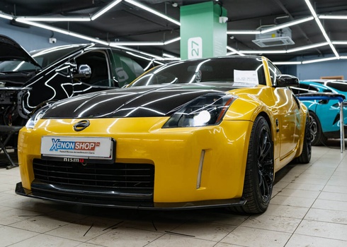 Восстановление стёкол фар Nissan 350Z