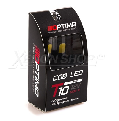 W5W Optima Premium COB 3W 12V 5100К