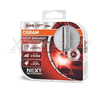 D2S Osram Xenarc Night Breaker Laser +200% - 66240XNL-HCB