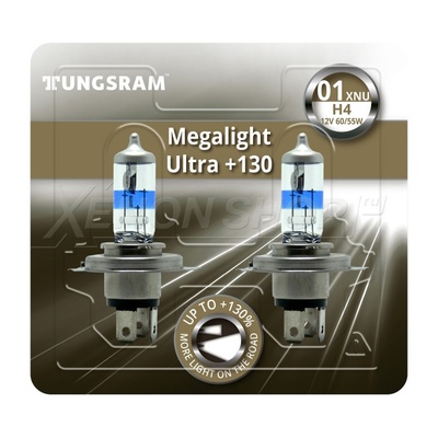H4 Tungsram Megalight Ultra +130% - 50440XNU BL2