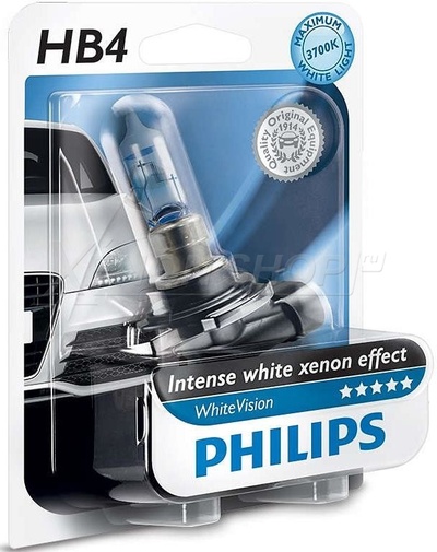 HB4 Philips WhiteVision - 9006WHVB1 (1 шт.)