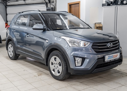 Пример установки парктроника Sho-me на Hyundai Creta