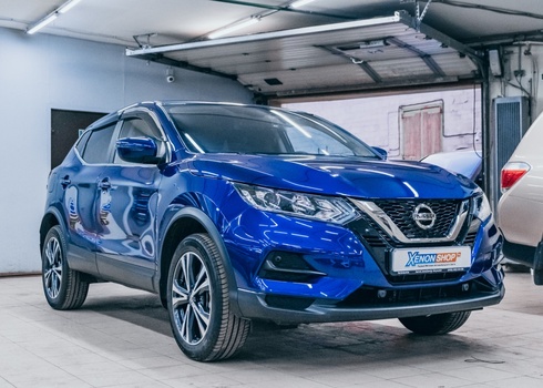 Оклейка отбойной части Nissan Qashqai (2020) полиуретановой пленкой