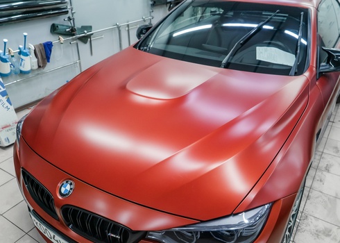 Бронирование лобового стекла BMW M4 (2014) пленкой Clearplex