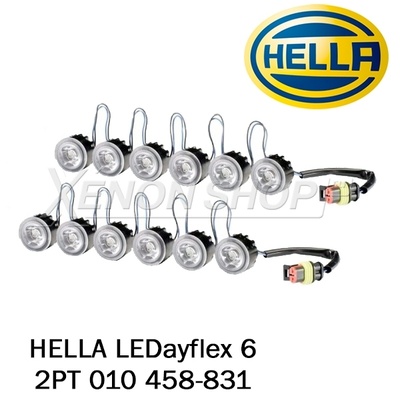 Дневные ходовые огни Hella LEDayflex на 6 диодов 