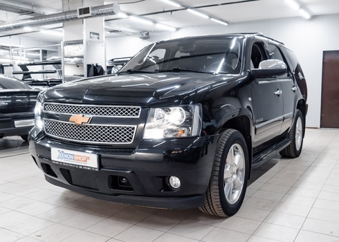 Установка линз в фары Chevrolet Tahoe