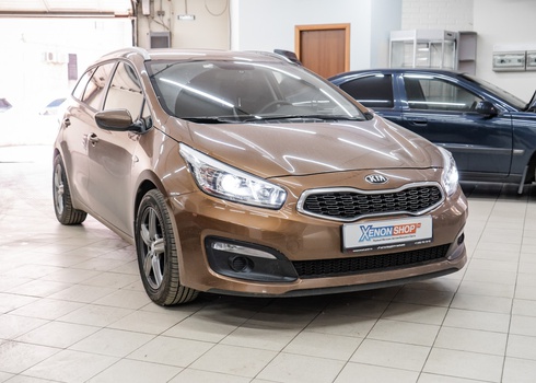 Как усилить головной свет КИА Сид / KIA Ceed