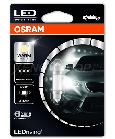 С5W 41mm Osram Premium Warm White (1шт.) - 6499WW-01B