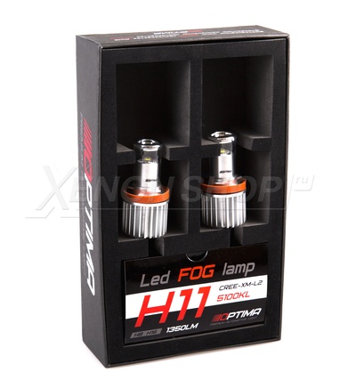 H11/H9/H8 Optima Premium CREE 5100K, 12-24V, (PGJ19-*)