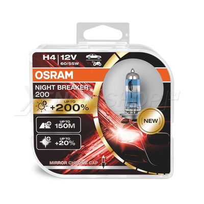 H4 Osram Night Breaker 200 - 64193NB200-HCB