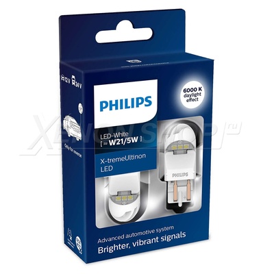 W21/5W Philips X-tremeUltinon LED gen2 Белый - 11066XUWX2