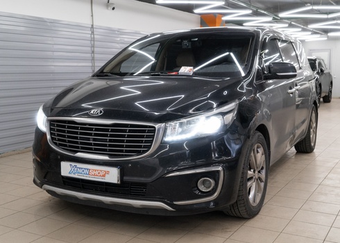 Замена ксеноновых ламп KIA Carnival (2018)