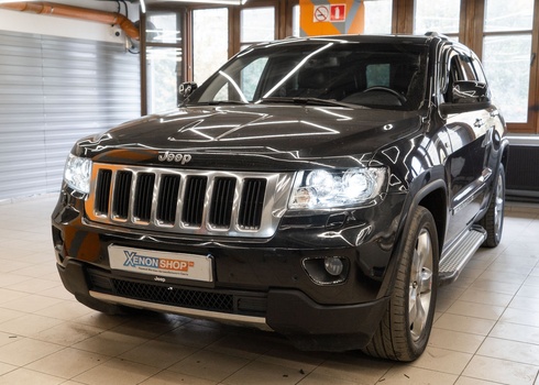 Замена линз Jeep Grand Cherokee (2012) на светодиодные линзы MTF