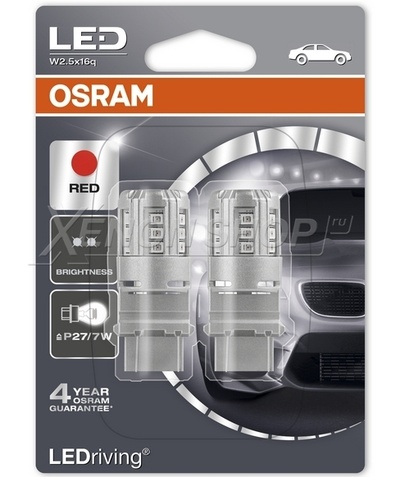 P27/7W Osram Standart Red (2шт.) - 3547R-02B