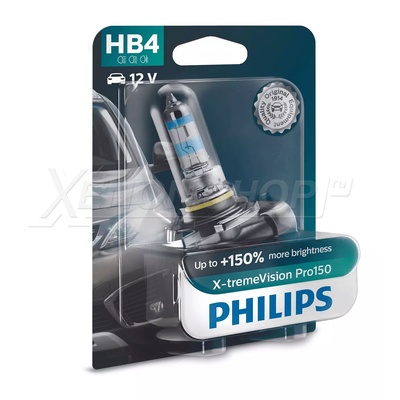 HB4 Philips X-tremeVision Pro150 +150% - 9006XVPB1 (1 шт.)